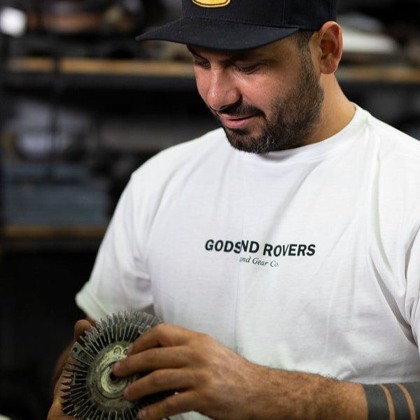 GODS AND ROVERS CLASSIC TEE WHITE