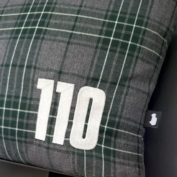 110 PILLOW CASE LAND ROVER DEFENDER GREY BLACK