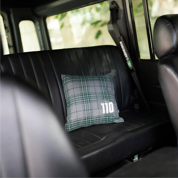 110 PILLOW CASE LAND ROVER DEFENDER GREY BLACK