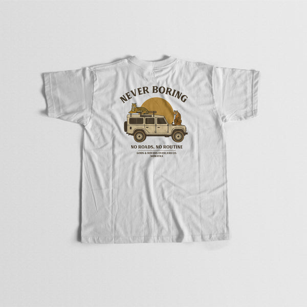 NEVER BORING SUMATRA TEE