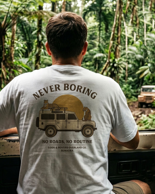 NEVER BORING SUMATRA TEE