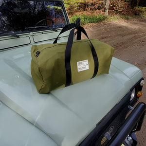 Heavy Duty Canvas Duffle Bag Khaki Green - 40L