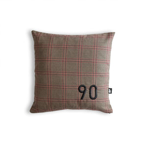 90 PILLOW CASE LAND ROVER DEFENDER MAROON BROWN